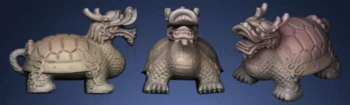 3D мадэль Черепаха (STL)